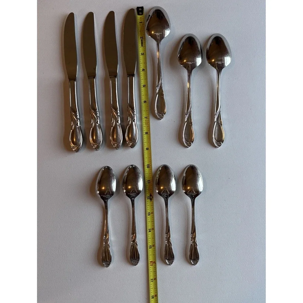 Retroneu Stephanie 18-8 Stainless Steel Flatware Lot of 11 Replacement Korea